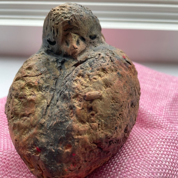 🎁 🐦 lovely Handmade clay bird artisan - Picture 2 of 6